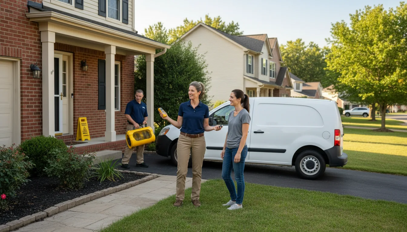 Residential water damage restoration in Aldie, VA